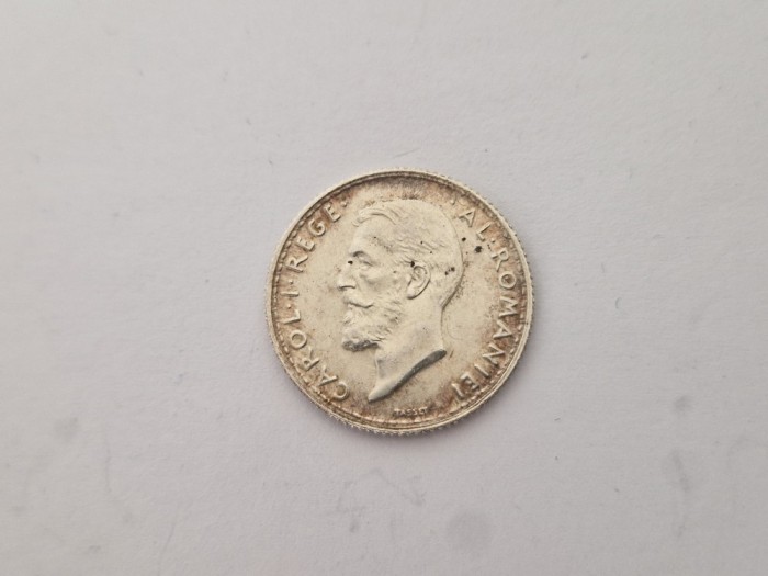 Romania 1 Leu 1914 - Argint - Carol 1
