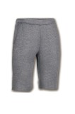 Pantaloni Scurti Copii Joma Terry Salonica Gri - Bumbac, Talie Elastica cu Snur