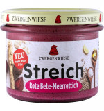 Crema tartinabila bio vegetala cu sfecla rosie si hrean, 180g Zwergenwiese