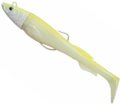Swimbait Berkley PowerBait Power Sardine, White Chartreuse, 40g, 15cm, 3buc/pac foto