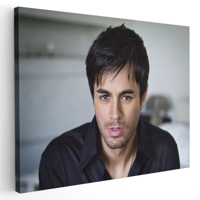 Tablou Enrique Iglesias cantaret 2100 Tablou canvas pe panza CU RAMA 40x60 cm foto