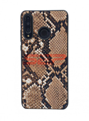 Toc TPU Leather Snake Samsung Galaxy A50 Brown foto