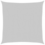 Cumpara ieftin Parasolar, gri deschis, 5x5 m, 100% poliester Oxford
