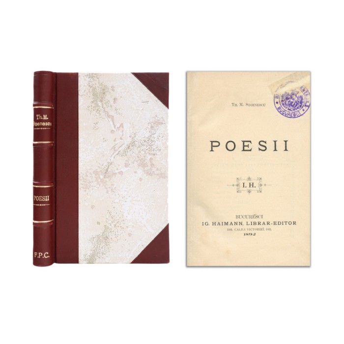 Th. M. Stoenescu, Poesii, 1892