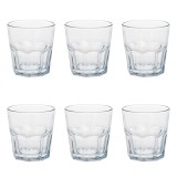 Pahare Scurte Transparente din Sticla &rdquo;Vegas&rdquo; 230ml - 6buc, Oem