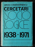 CERCETARI SOCIOLOGICE - MIRON CONSTANTINESCU E