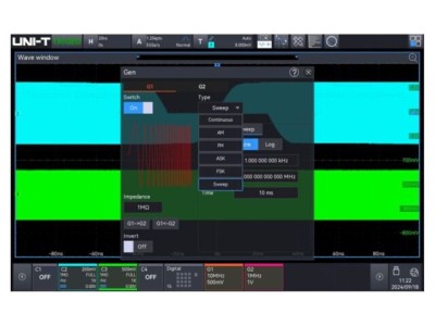 Extensie Accesoriu Osciloscop UNI-T MSO3000X-AWG pentru Măsurători Avansate foto