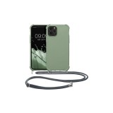 Husa Kwmobile pentru Apple iPhone 12/iPhone 12 Pro, Silicon, Verde, 53840.172