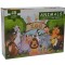 Puzzle de podea Zoo Jumbo 48 piese, 87&times;57 cm