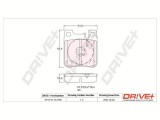 Dr!ve+ DP1010.10.0755 set placute frana,frana disc