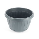 Ghiveci din plastic Stella, suspendat, antracit, D 26 cm