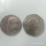 -Y- LOT 2 MONEDE MEXIC 1 PESO 1974 / 10 PESOS 1978