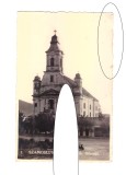 CP Gherla - Biserica romano-catolica, ocupatia maghiara, circulata 1942, dantelata, animata, stare buna