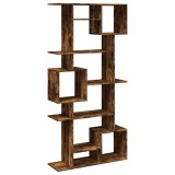 Cumpara ieftin Biblioteca, stejar fumuriu, 92x29x188 cm, lemn prelucrat