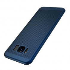 Husa Samsung Galaxy S8 2017 Carcasa Spate Perforata Bleumarin foto