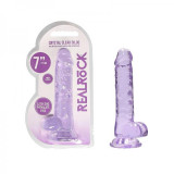 Dildo Realist Crystal Clear Mov 19 cm