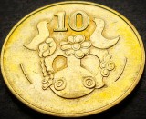 Cumpara ieftin Moneda exotica 10 CENTI - CIPRU, anul 1998 * cod 4259, Europa