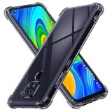 Husa Xiaomi Redmi Note 9 Asteroid GSM Shockproof Clear Silicone, fumuriu