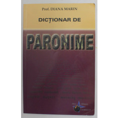 DICTIONAR DE PARONIME de DIANA MARIN , ANII &#039;90