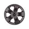 Set 4 Capace Roti 15 inchi (R15) Bis Negru, Compatibile Cu Mazda, Autohelix MSA