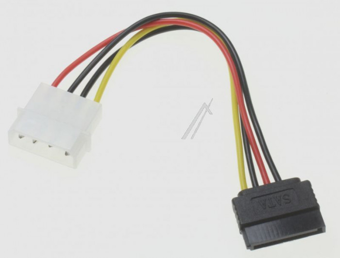 CABLU SATA HDD CU CLIPS METALIC &gt; MOLEX 4 PIN TATA 60120 DELOCK