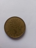 5 escudos 1990