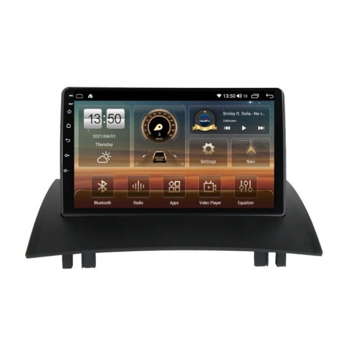 Navigatie dedicata cu Android Renault Megane II 2001 - 2009, 6GB RAM, Radio GPS