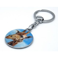 Breloc Metalic-Epoxy Girafa