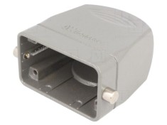Carcasă metalică MOLEX HDC 10B pentru cablu cu sistem de prindere clichet