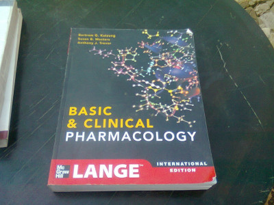 BASIC &amp;amp; CLINICAL PHARMACOLOGY - BERTRAM G. KATZUNG (CARTE IN LIMBA ENGLEZA) foto