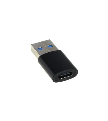 Adaptor OTB Slim compatibil cu USB-A 3.0 mascul la USB Tip-C (USB-C) femelă - Negru foto