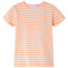 Tricou pentru copii, portocaliu neon, 140, vidaXL