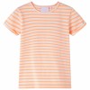 Tricou pentru copii, portocaliu neon, 140, vidaXL