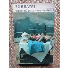 Espion ou es tu ? m&#039;entends tu? - Exbrayat