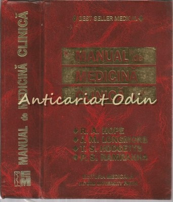 Manual De Medicina Clinica - R. A. Hope, J. M. Longmore, T. S. Hodgetts foto