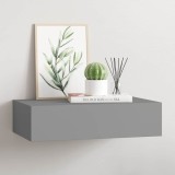 vidaXL Dulap de perete cu sertare, gri, 40x23,5x10 cm, MDF 330245