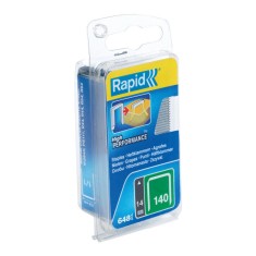 Rapid 40109576, set 648 capse de inalta performanta, sarma din otel galvanizat, varfuri divergente, No. 140, 14mm foto