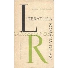 Literatura Romana De Azi 1944-1964 - Dumitru Micu, Nicolae Manolescu
