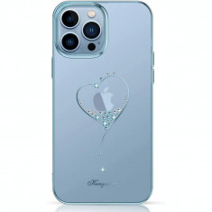 Husa Kingxbar Luxury Heart Series Swarovski pentru iPhone 13 Pro foto