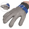 Manusi de protectie, din zale de inox, rezistente la taieturi, intepaturi, ajustabile, unisex, gri