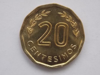 20 CENTESIMOS 1981 URUGUAY-AUNC foto