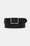Geox curea de piele barbati, culoarea negru, U46K5C 04643