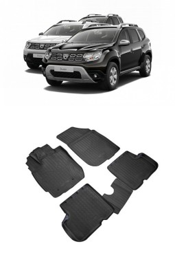 Set Covorase Auto Cauciuc Umbrella Pentru Dacia Duster 4X4 (2017-2022) foto