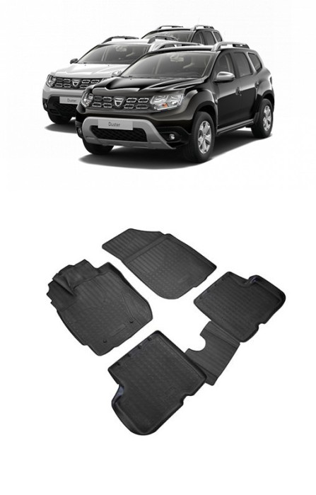 Set Covorase Auto Cauciuc Umbrella Pentru Dacia Duster 4X4 (2017-2022)