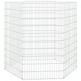 Cumpara ieftin Adapost pentru animale cu 6 panouri, 54x100 cm, fier galvanizat