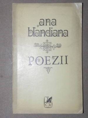 POEZII-ANA BLANDIANA foto