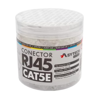 Mufa RJ-45 UTP Cat.5e (100 buc) RJ45-CAT5E-JAR foto