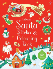 Santa Sticker And Colouring Book foto