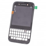 Display BlackBerry Q5, Complet, Negru (Short Flex)