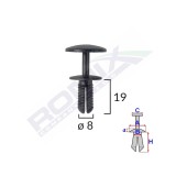 Clips Fixare Pentru Ford - 8X19mm - Negru Set 10 Buc 146071 60117-RMX